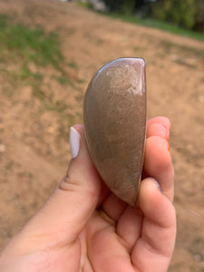 Red and Gold Rutile in Quartz Heart