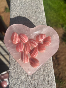 1 Rhodochrosite Teardrop Cabochon