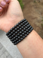 Load image into Gallery viewer, 1 Shungite Bracelet with 6-7mm Beads