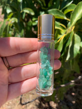 Load image into Gallery viewer, Green Fluorite Essential Oil Roll On Bottle*