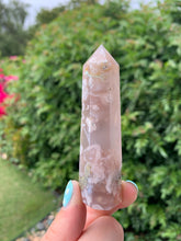 Load image into Gallery viewer, Pink Flower Agate Tower*