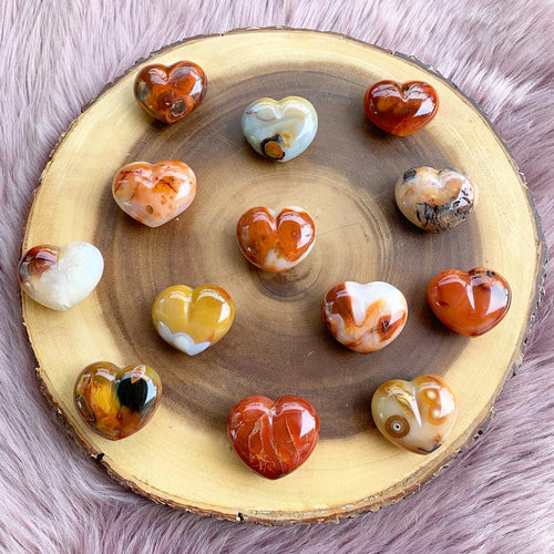 1 Carnelian Heart Intuitively Selected*