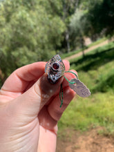 Load image into Gallery viewer, Ruby Sterling Silver Ring Size 6