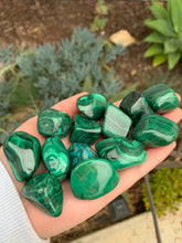 Load image into Gallery viewer, 1 Large Malachite Tumble