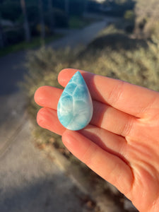 Larimar Teardrop Cabochon #11*