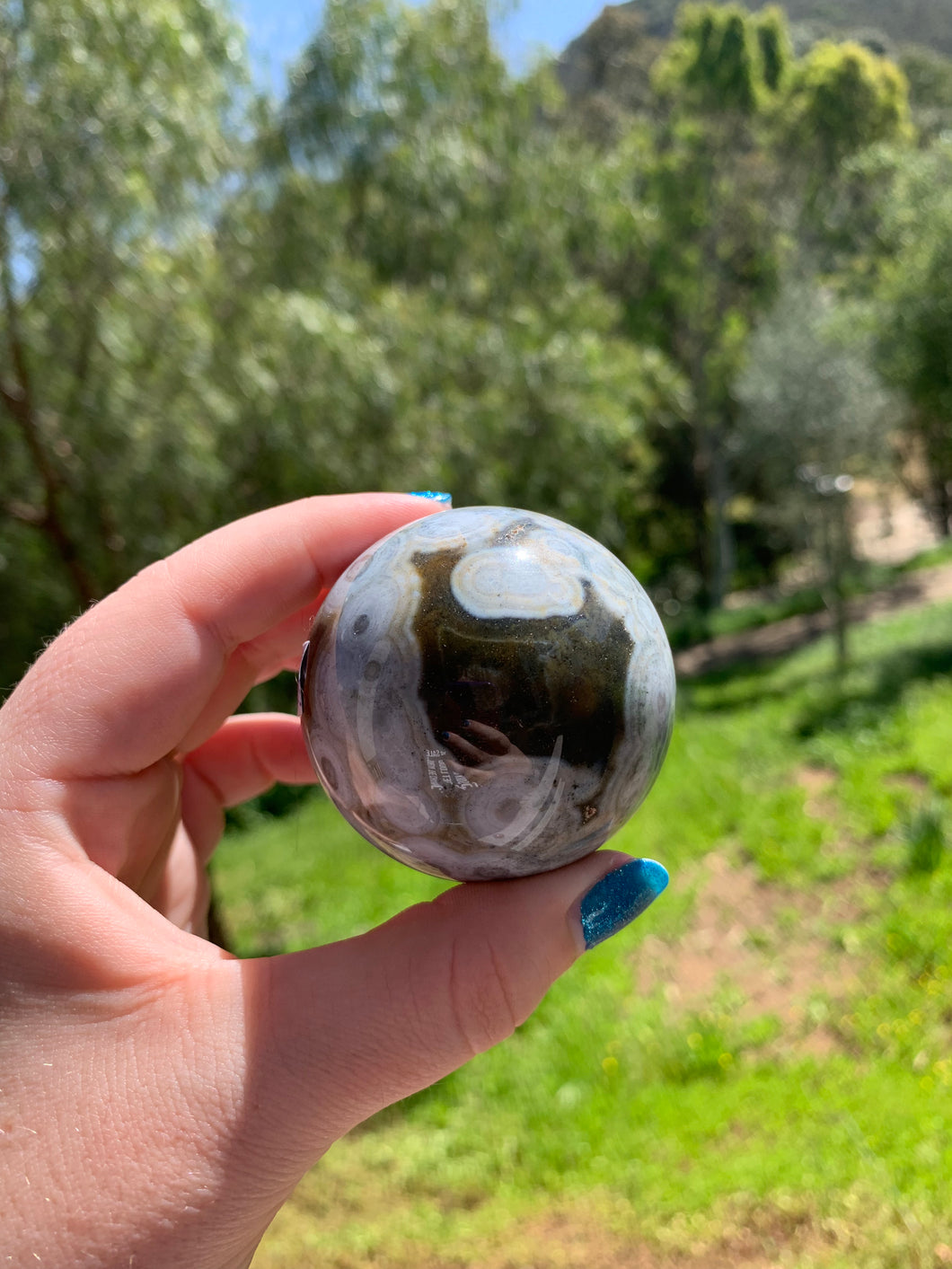 5th Vein Ocean Jasper Sphere