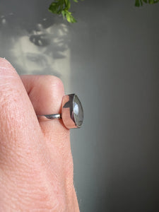 Labradorite Ring in Sterling Size 7.5