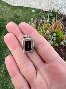 Smokey Quartz Sterling Silver Pendant