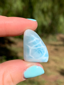 Larimar Geometric Cabochon