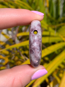 1 Lepidolite Drilled Pendant Intuitively Selected*