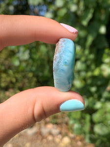 Larimar Heart Cabochon