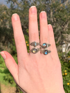 Labradorite Sterling Silver Ring