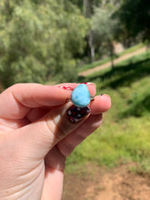 Load image into Gallery viewer, Larimar Sterling Silver Ring Size 7